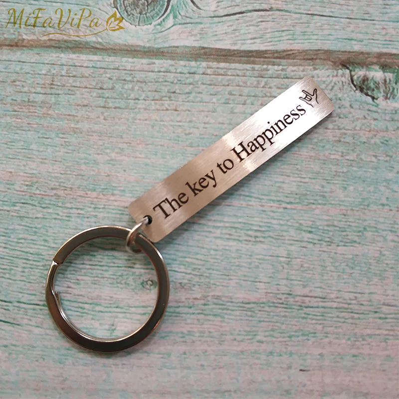 the key to happiness keychain 1