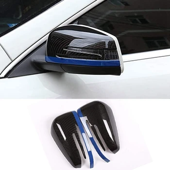 

1 Pair Carbon Fiber Car Rearview Mirror Cover Cap Accessories for Mercedes-Benz a B C E CLA GLA GLK Class W176 W117