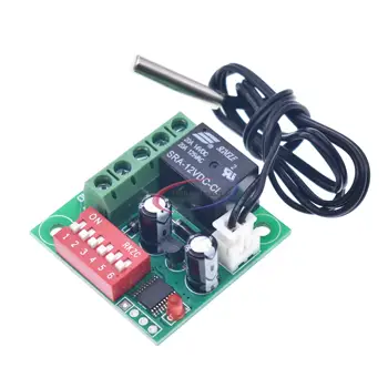 

Digital Temperature Control Switch Thermostat Adjustable Thermostat Temperature Switch 12V Cooling Controller W1701