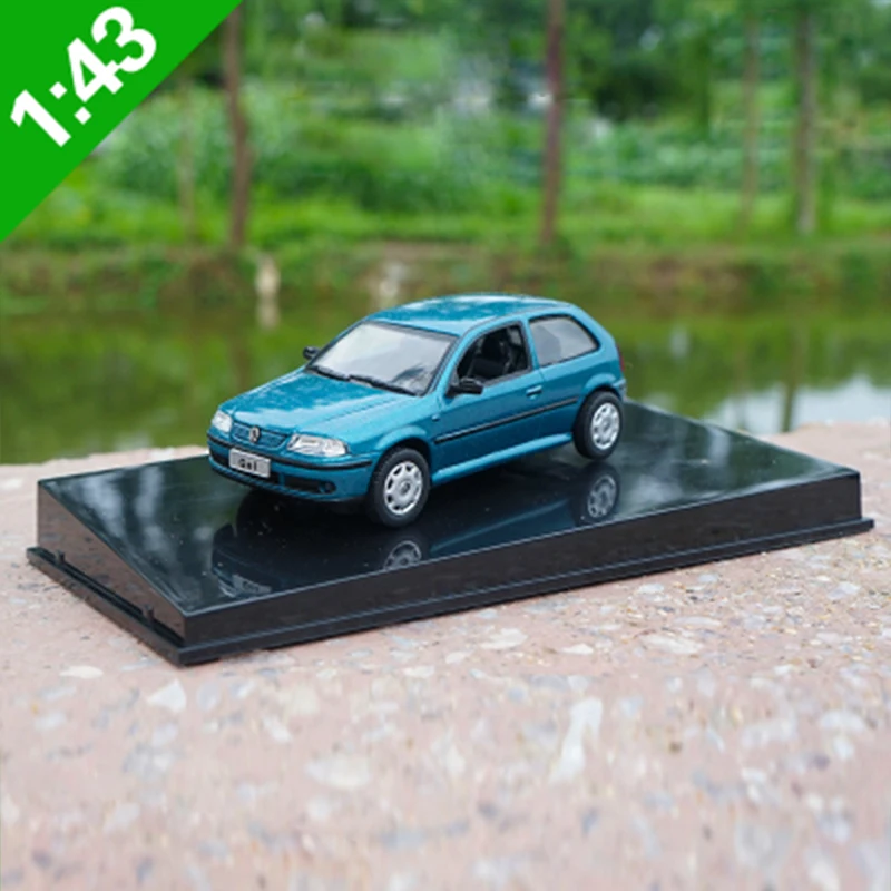 Высокая тщательная 1:43 VW ГОЛЬФ сплав модель автомобиля статические металлические модельные автомобили оригинальная коробка для подарков коллекция - Color: Blue