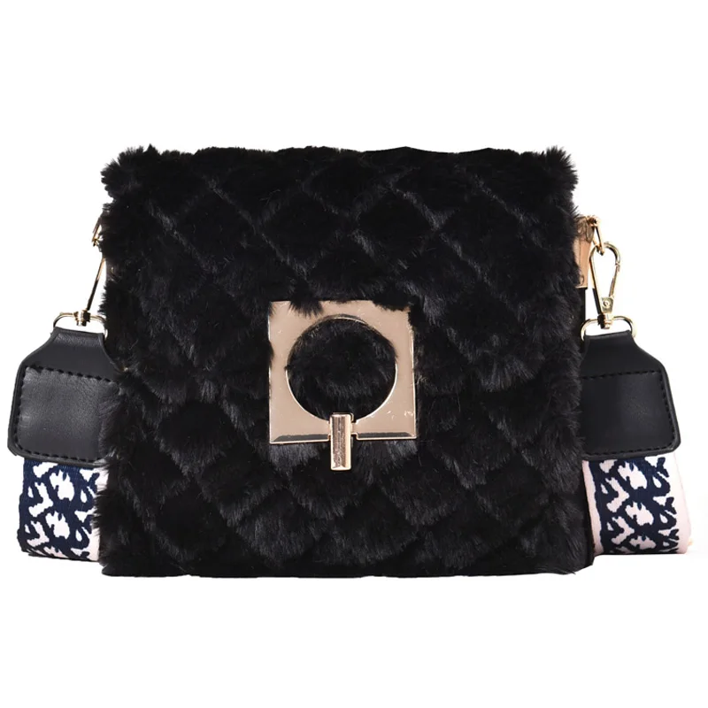 

iVog New Arrival Everyday Ladies Small Shoulder Crossbody Handbag Fur Luxury cc Brand Designer Hand Bags for Women 2019