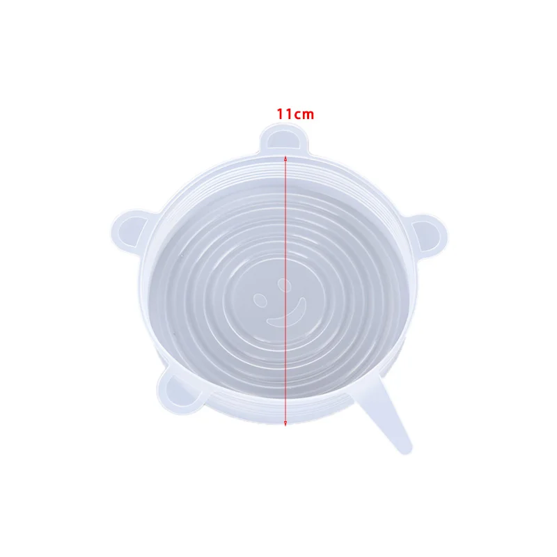1 шт. силиконовые крышки для сохранения свежести пищи прочные многоразовые крышки для сохранения пищи термостойкие подходят для всех размеров и форм контейнера