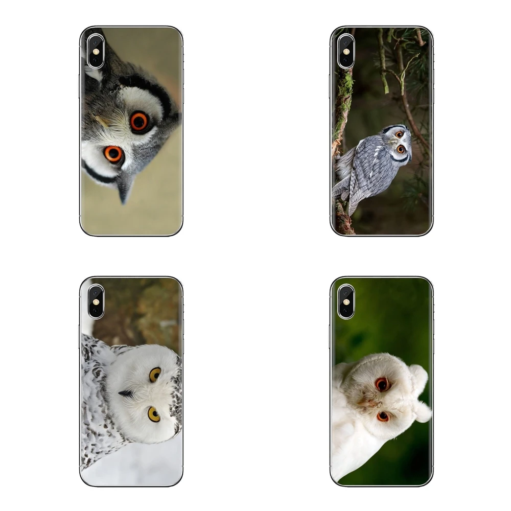 For Huawei G7 G8 P7 P8 P9 P10 P20 P30 Lite Mini Pro P Smart Plus 2017 2018 2019 White Owl Sweet Transparent Soft Shell Covers |