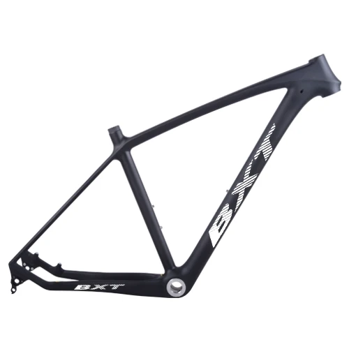 Дешевые T800 карбоновая mtb рама 29er китайский BXT полная карбоновая рама для bicicletas горный велосипед 29 набор углеродных велосипедов mtb - Цвет: white logo