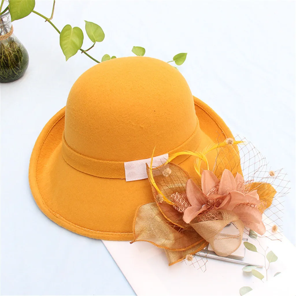 Fedoras винтажные теплые вечерние одноцветные женские модные вечерние свадебные шляпы берет французский стиль шляпа художника шляпа сомбреро# BA