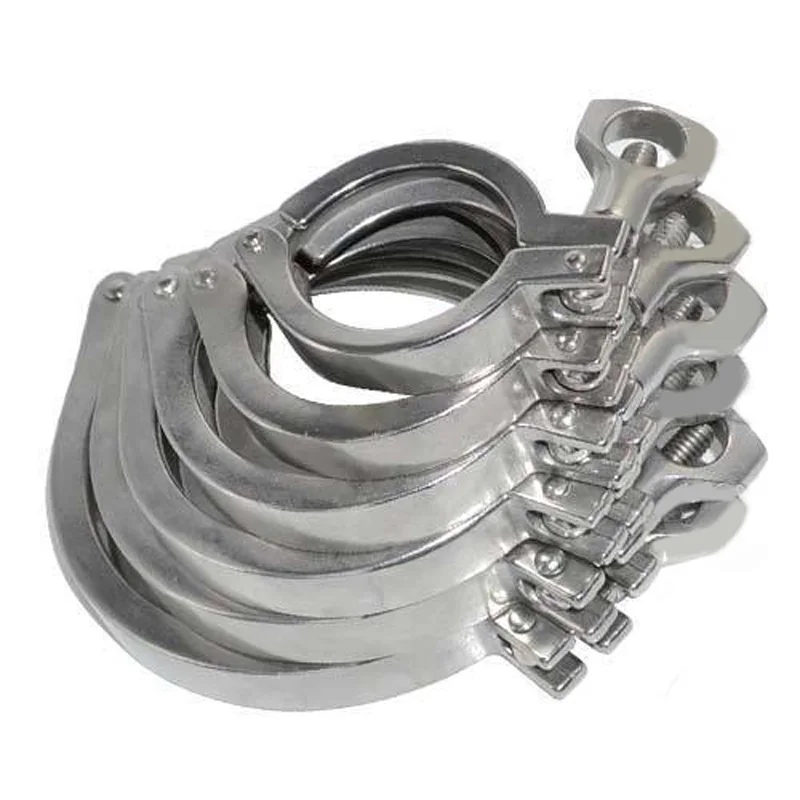 Великобритания 50,5-115 мм OD наконечник фланец санитарный Tri Clover Clamp1.5/2/2,5/3/3,5/4