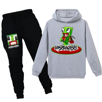 

New Unspeakable Hoodies pants 2pcs Winter Toddler Boy Clothes Girl Kids Sweatshirt Sets Jojo Siwa Christmas T Shirt PRESTONPLAYZ