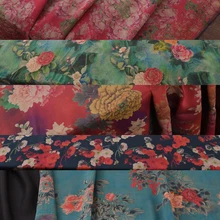 Абстрактный узор Картина полный шелк Жемчуг атласная облако пряжа ткань специальная цена тяжелый шелк облако Пряжа Лето облако пряжа лицо