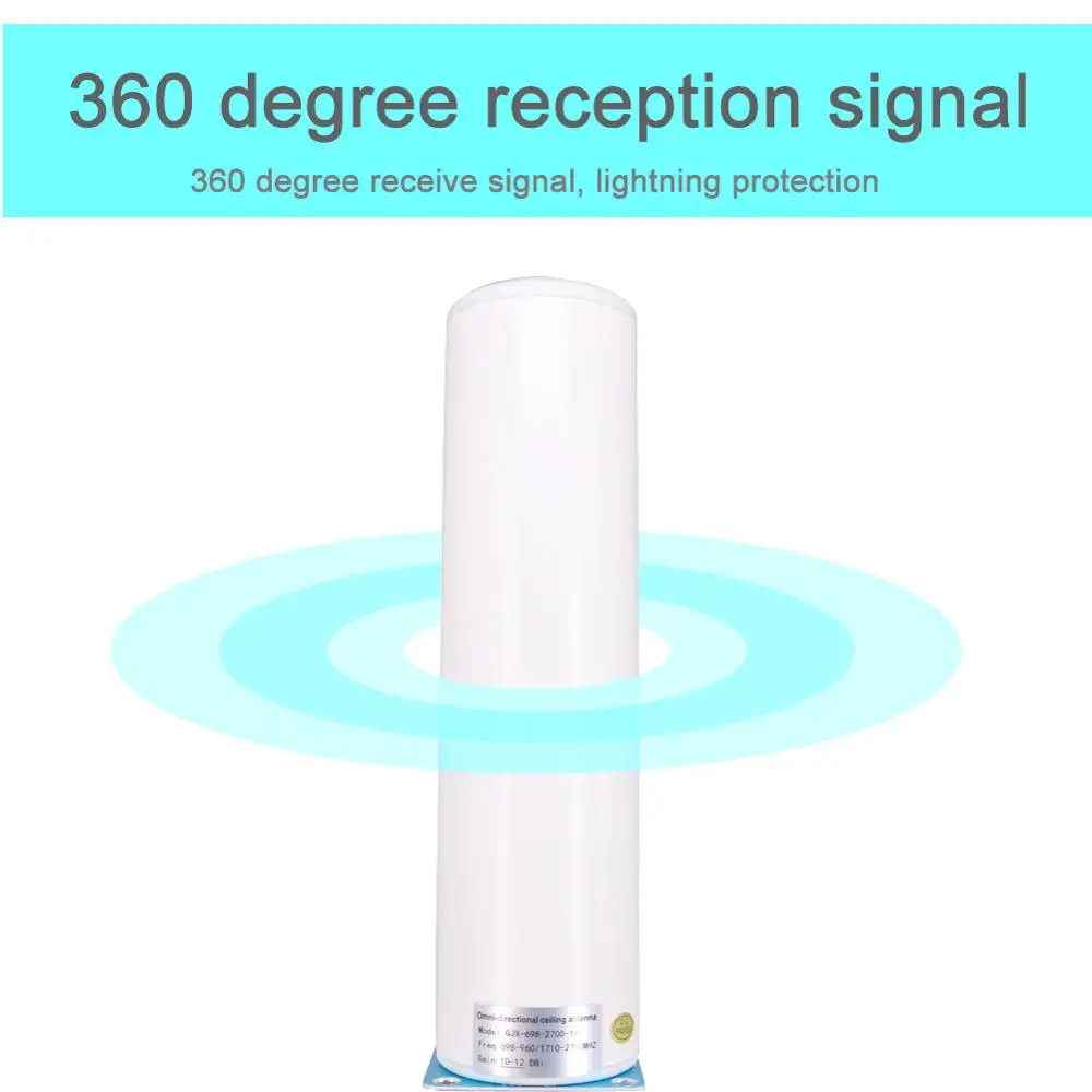 GSM/3G/4G 안테나 실외 패널 12dbi 고이득 698-2700MHz 4G LTE 무선 라우터용 전방향 안테나 N 암 커넥터