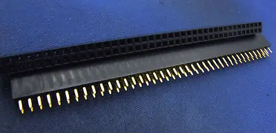 DHL/EMS 400 шт. позолоченный 2x40 контактный прямой ряд 2,54 мм гнездо для Programmer-A8