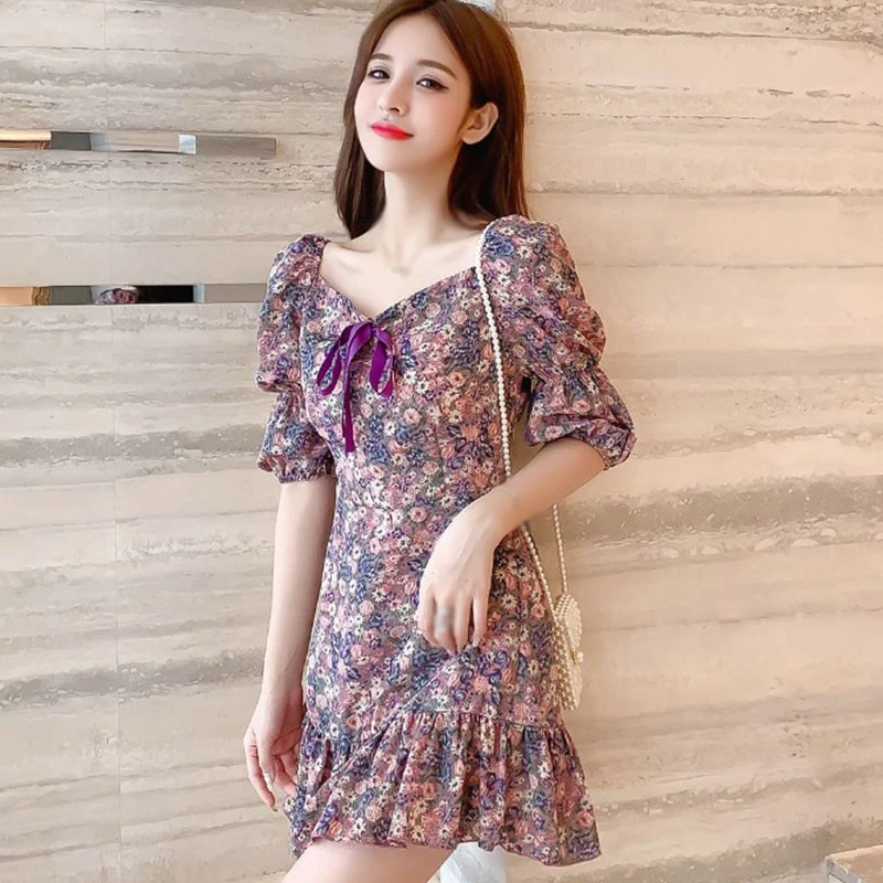 mid sleeve summer dresses