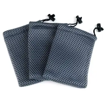 5 개/몫 나일론 Drawstring 메쉬 보석 가방 9*13.5cm 메쉬 선물 파우치 선물 안경 전화 보석 포장