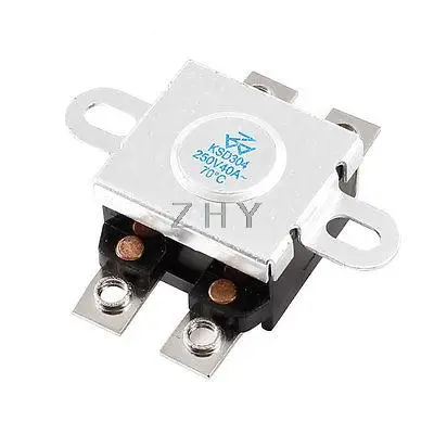 

KSD304 4 Terminal 70C Temperature Control Switch Thermostat AC 250V 40A
