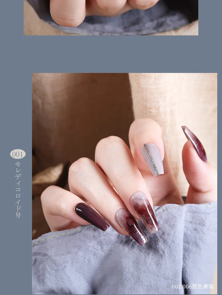 SKVP Light Color Vernid Semi Permanent Gradient Nail Polish Gel blue Blooming Sweet Daily Watercolor Liquid Latex For Nails SKVP Light Color Vernid Semi Permanent Gradient Nail Polish Gel blue Blooming Sweet Daily Watercolor Liquid Latex For Nails