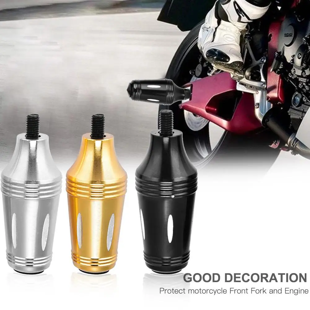 

Motorcycle Modification 0.31" Aluminum Alloy Front Fork Sliders Kit Crash Protection