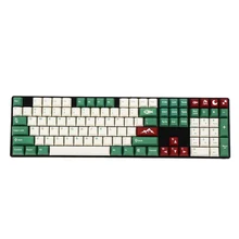 104 клавиш пятисторонняя раскладка Pbt Keycaps профильные клавиши игровая механическая клавиатура Кемпинг краситель-субкровать Keycap Сублимация Keycaps