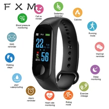 FXM часы мужские цифровые часы женские пульсометр кровяное давление фитнес трекер спортивные умные мужские часы IOS Android
