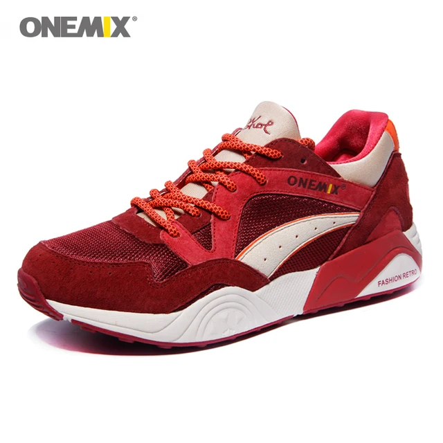 US $23.04 ONEMIX New Hot Style Retro Trend Men's Running Shoes for Women Breathable Walking Outdoor Sport Sne