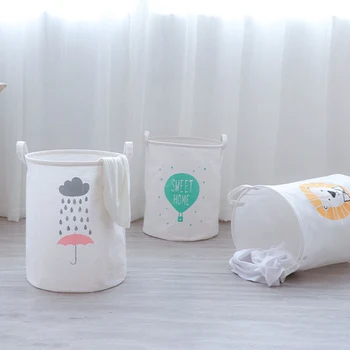 

Simple Nordic style storage bucket waterproof laundry basket laundry basket large capacity toy debris storage basket
