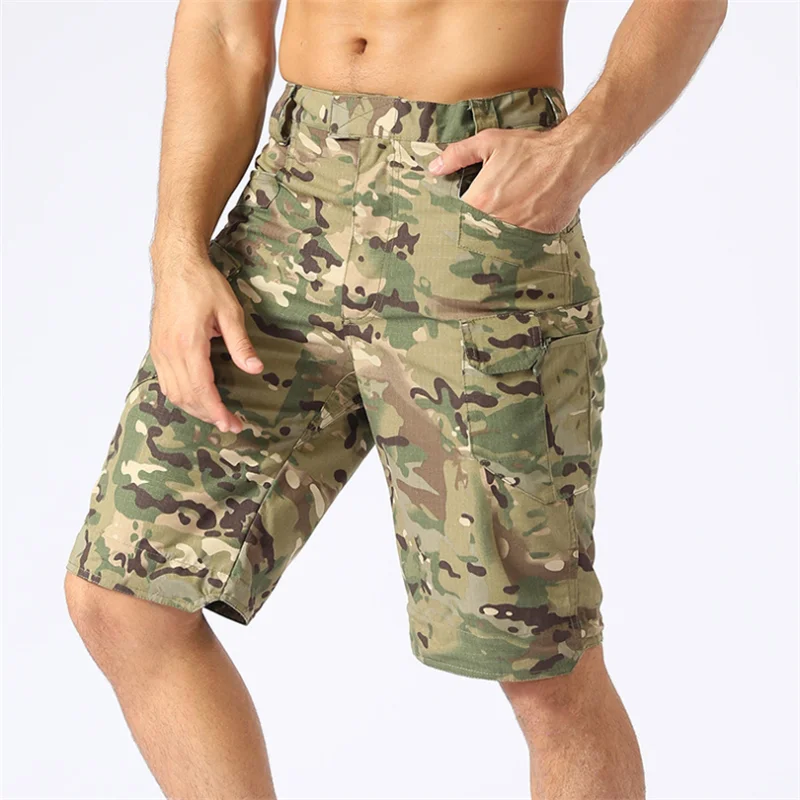 

Mens Military Cargo Shorts Outdoor Sport Camouflage Tactical Joggers Hiking Shorts Loose Work Casual Short Pants Plus Size 5XL