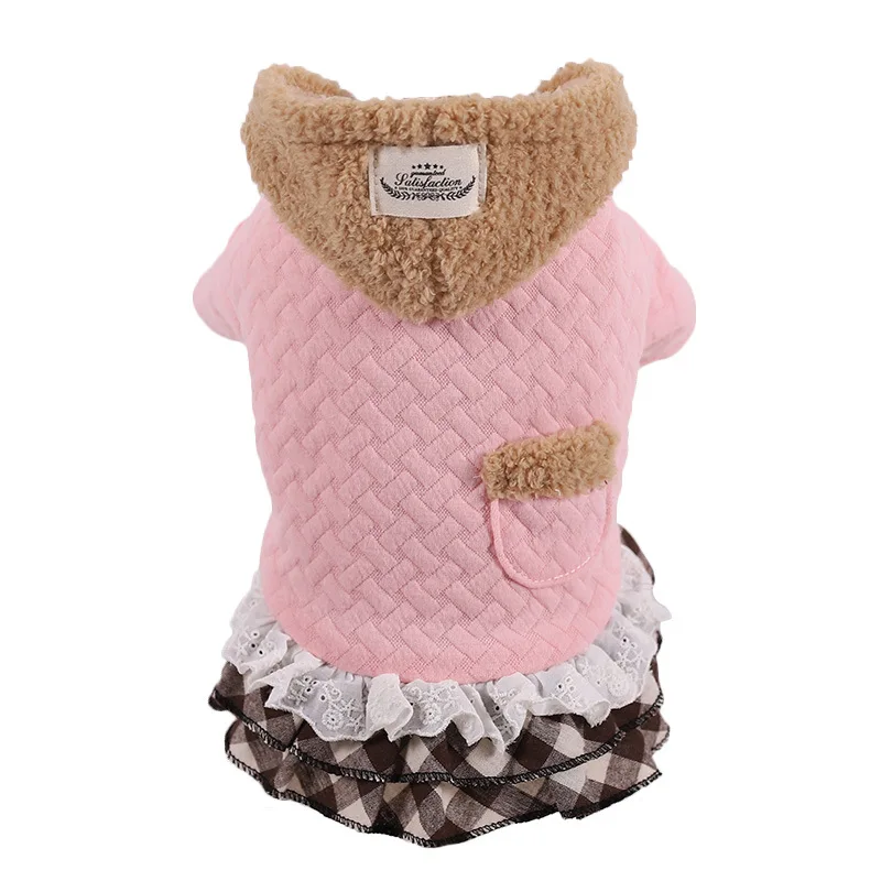 Factory Direct Sale New Warm Pet Clothes Cotton Padded Multi Colors Xs-xxl Sizes Fashion Dog Skirt Clothing Dress | Дом и сад