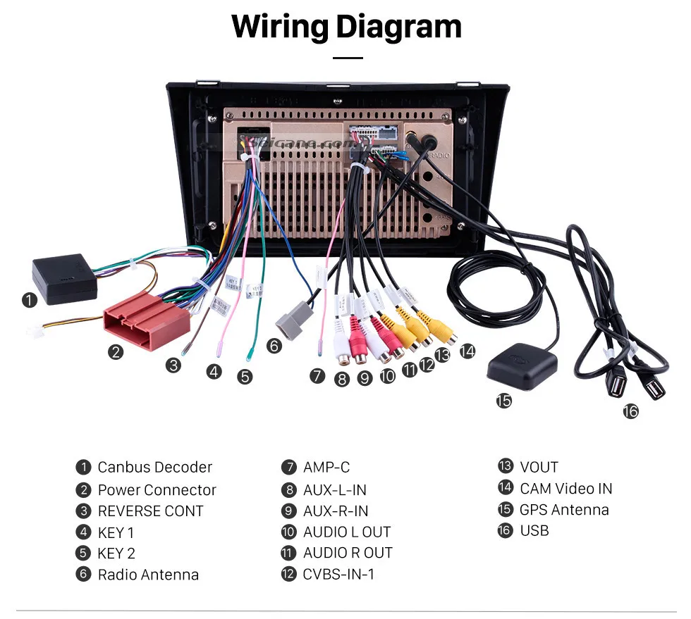 Cheap Seicane Android 9.0 9 inch GPS Car Radio Multimedia Player for 2004-2006 2007 2008 2009 Mazda 3 support WIFI Rearview Camera 15