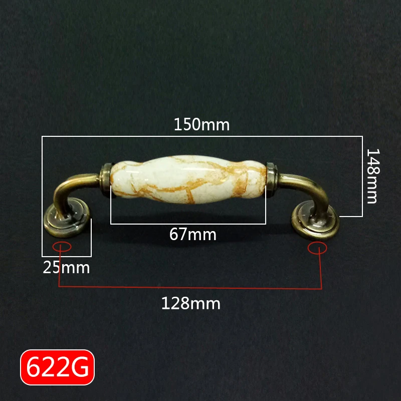 622大理石裂纹陶瓷拉手=0选项G