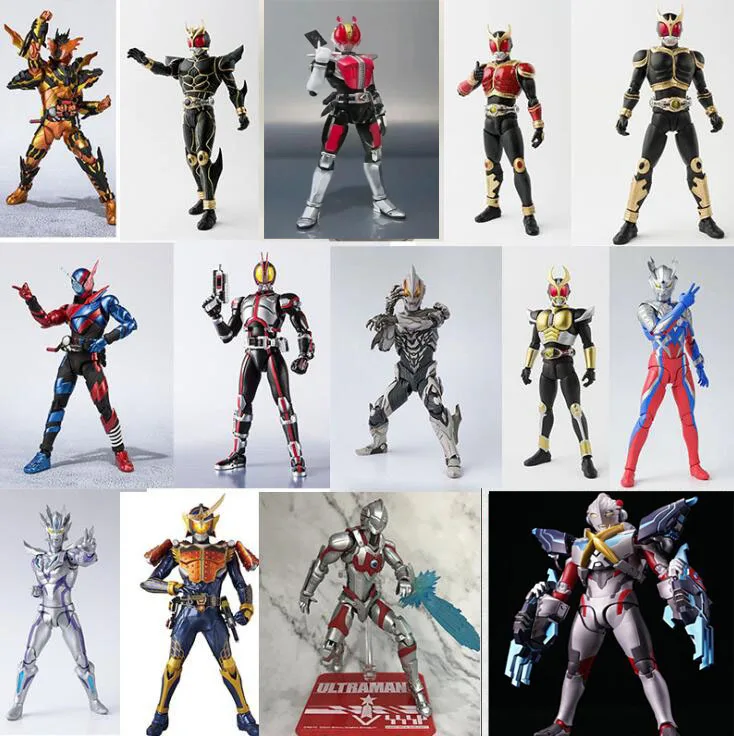 SHF аниме Ultraman Masked Rider Kamen Сочлененная Коллекция Фигурки Модель игрушки | Игрушки и