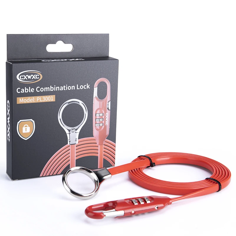 Lucchetto A U Per Bicicletta Con Chiave A Doppia Faccia - Lega Di Zinco, Antifurto, Rivestimento In PVC E Strisce Riflettenti