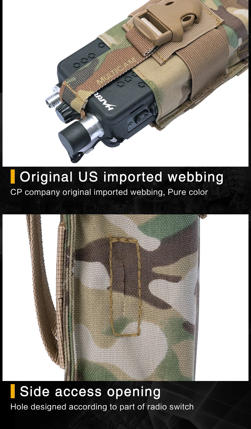 IDOGEAR тактический Радио Чехол для RRV жилет Walkie Talkie MOLLE MBITR PRC148 152 Airsoft тактический инструмент чехол 3552
