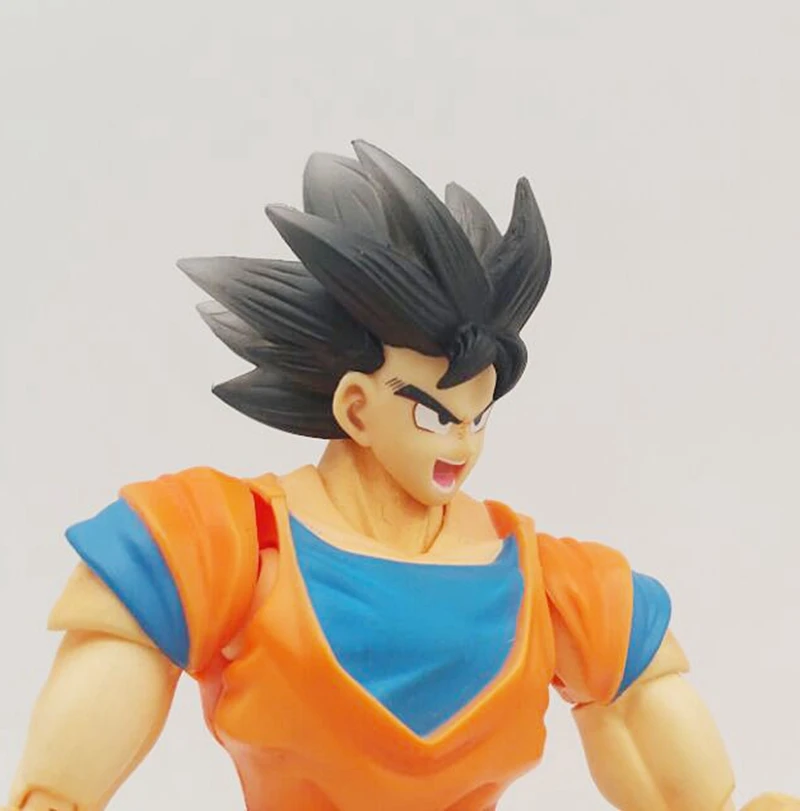 Dragon Ball супер волосы костюм для СВЧ SSJ роза черный Гоку фигурка Brinquedos figuals