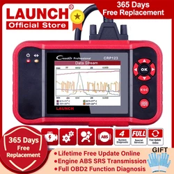 LAUNCH – X431 CRP123 scanner de voiture, outil de Diagnostic automobile, multilingue, lecteur de code OBD2, EOBD, ABS, Airbag, SRS, moteur de Transmission, mises à jour gratuites 