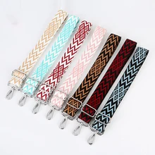 Crossbody 3.8cm Wide Replacement Belt Bag Handle Shoulder Bags Accessory Diagonal Span Cotton Bohemia Belt Shoulder Strap