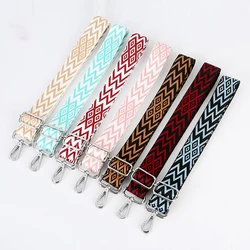 Crossbody 3.8cm Wide Replacement Belt Bag Handle Shoulder Bags Accessory Diagonal Span Cotton Bohemia Belt Shoulder Strap