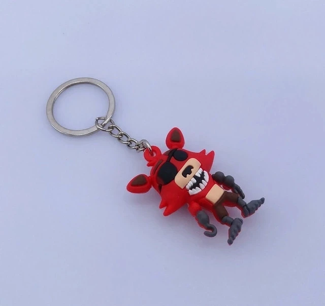 1pc Five Nights at Freddys keychain Action Figures Anime PVC FNAF Freddy keychain Ring Figure Toys For Children Model 5cm - Цвет: 8