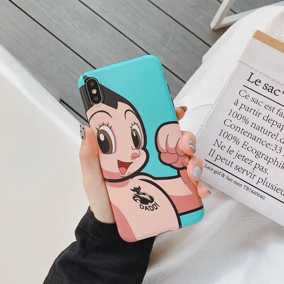 

cute Cartoon anime Astro Boy Phone Cover Case For Iphone X 11 pro Xs Max Xr 10 8 7 6 6s Plus Luxury Soft Silicone Coque Fundas