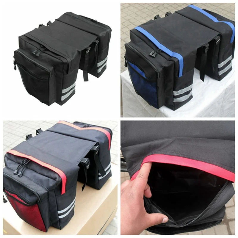 Многофункциональная велосипедная сумка Pannier для горного велосипеда, водонепроницаемая велосипедная сумка на заднее сиденье, сумка на плечо для велосипедного багажника