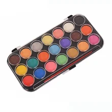

21 Color Powder Cake Children Watercolor Gouache Solid Pigment Graffiti Paint Art Supplies Painting Tools Watercolor Paint Paint
