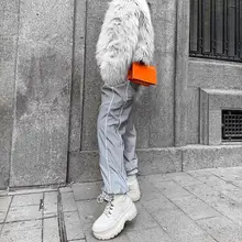 Женские повседневные Светоотражающие спортивные штаны, светящиеся штаны с высокой эластичной талией, уличные штаны для бега