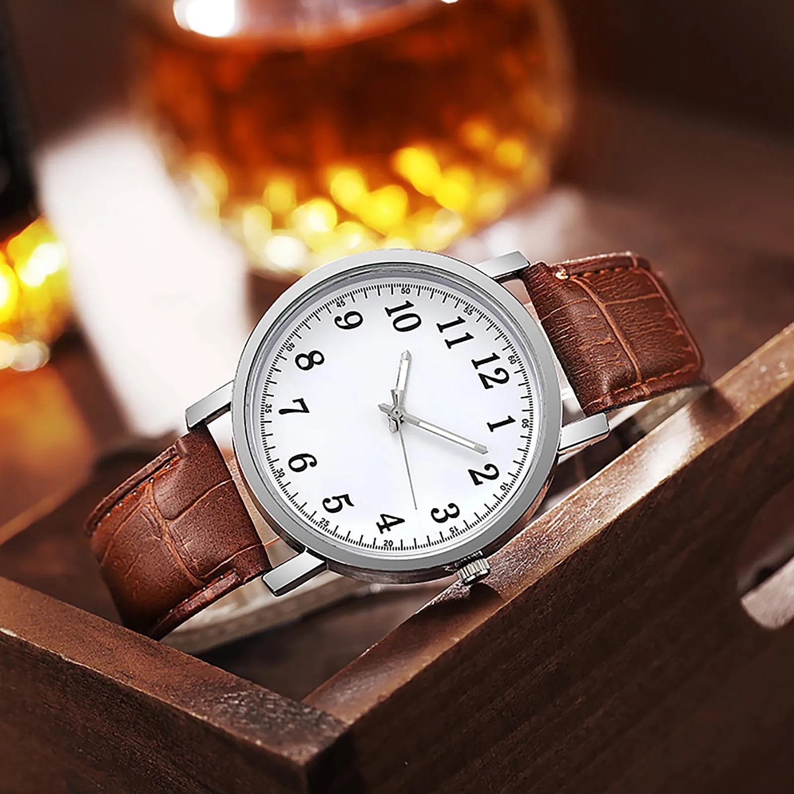Watch Man Hight Quality Fashion Design Leather Watch Quartz Watch Man Orologio Uomo Часы Мужские Брендовые שעונים לגבר מותגים
