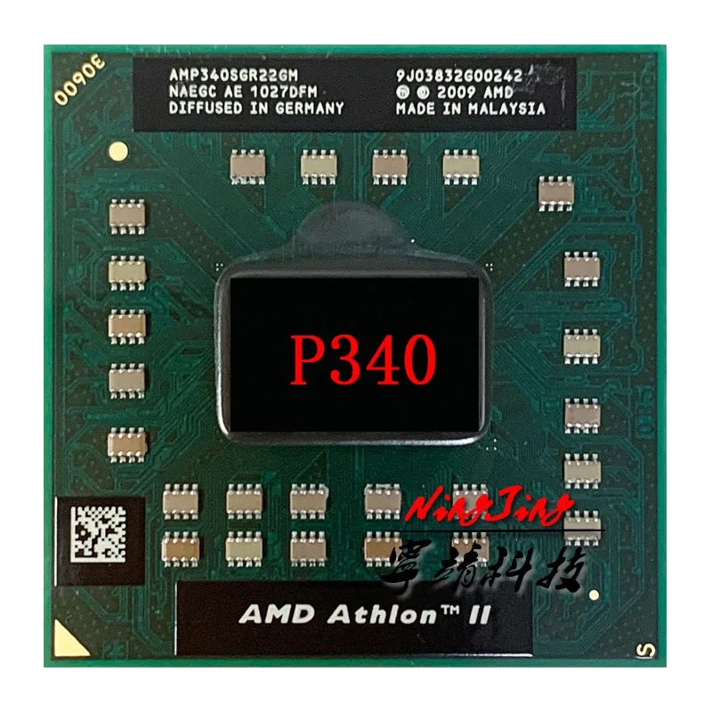 Двухъядерный процессор AMD Athlon II с двухъядерным процессором P340 2 ГГц AMP340SGR22GM Socket S1 |
