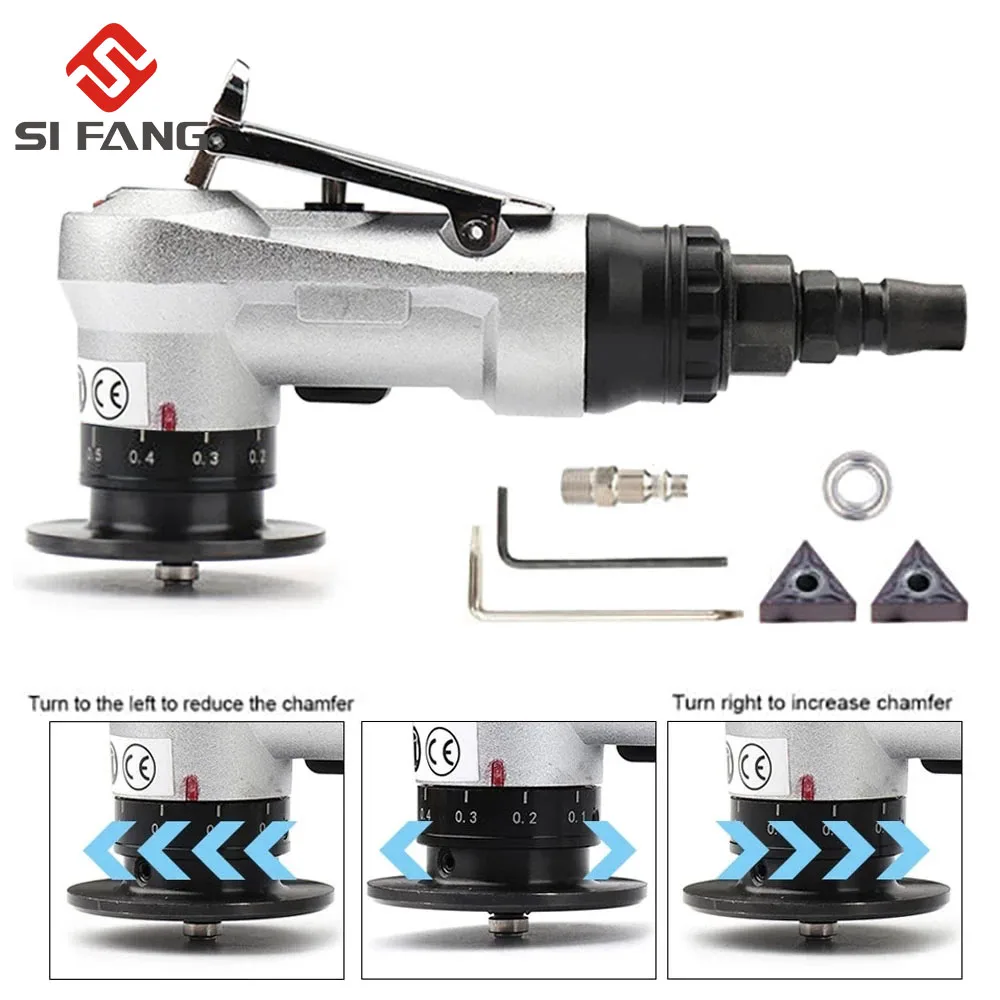 휴대용 소형 공압 모따기 기계, 45 도 디버링, 금속 트리밍 기계, 공압 도구, 30000RPM