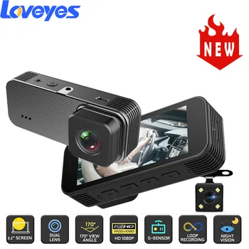 

3.2'' Car Dash Dual Camera Single Lens Full HD 1080P DVR Driving Recorder Night Vision Loop Recording Auto Video Registratori S6