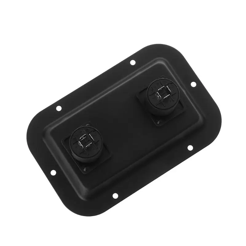 Jack Plate Socket Junction Box Clip Guitar Dual Large For Speakon Pa