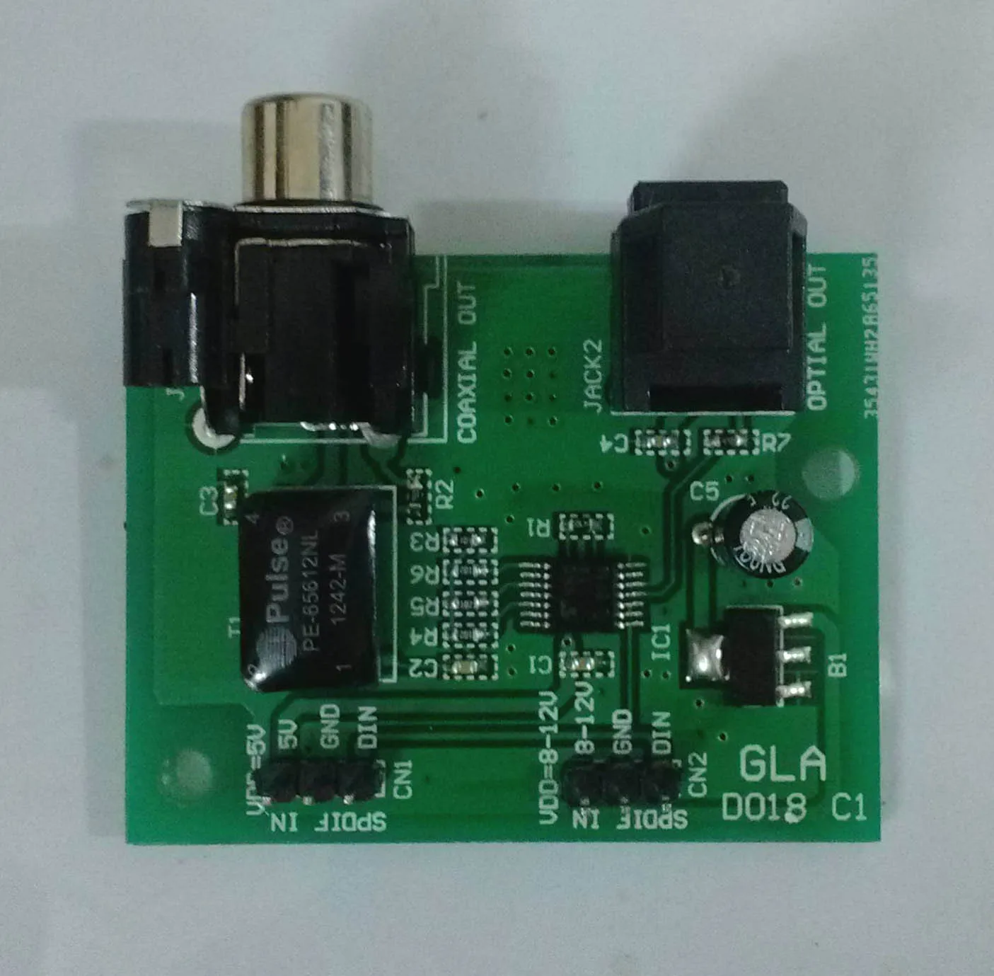 

Add Coaxial Optical Fiber Output Board (analog Yajun Digital Output Circuit) to CD-ROM Drive Turntable and CD Player