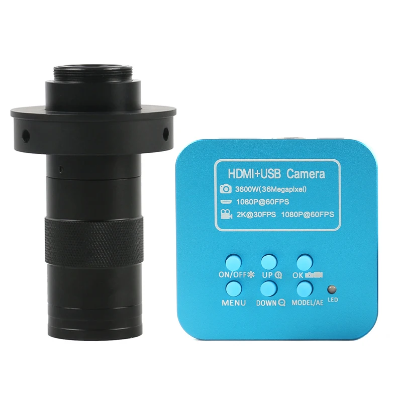 #*Cheap 36MP FHD 2K 1080P 60FPS HDMI USB Digital Industrial 130x C Mount Lens Video Microscope Camera For Phone CPU PCB Soldering