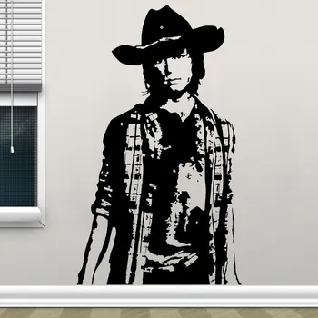 

The Walking Dead Carl Grimes Vinyl Wall Stickers Art Home Decor Living Room Boys Bedroom Decals Removable Mural TV Poster 4080