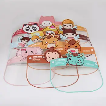 

16 Styles Cartoon Face Shield 100PCS/LOT Children Full Face Cover Transparent Shield Visor Kitchen Tool