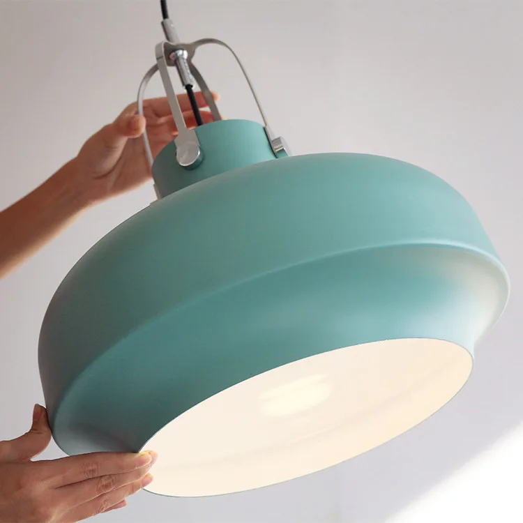

Nordic LED Pendant Lamp Personality LED Pendant Lights Cone Creative Bar Cafe Restaurant Macarons LED Hanging Lamps