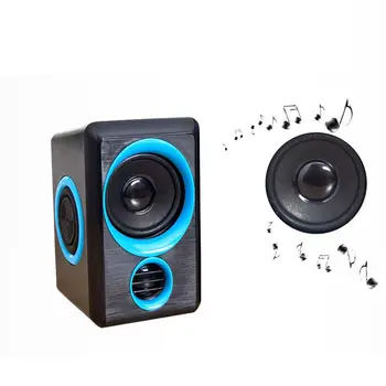 

Portable Computer Wired Speakers Stereo Bass Sound Usb Wired Powered Multimedia Desktop Speaker Music Center For Pc Laptops